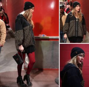 Taylor Swift keeps it casual with a depressed face as she arrives to support Travis Kelce at Chiefs-Bills game with her whole family. COULD THIS REALLY BE THE REASON 🤔 👇