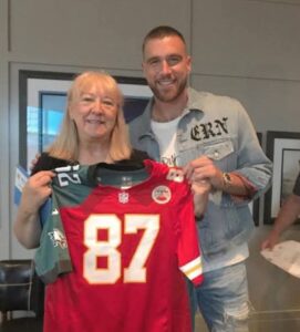 Travis Kelce sends very clear message to Donna Kelce ahead of Kansas City Chiefs-Philadelphia Eagles Super Bowl match