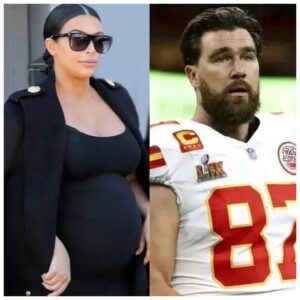 KANSAS CITY IS BUZZING as Heavily Pregnant Kim Kardashian Announces Pregnancy with chiefs Star Travis Kelce, as she releases 'undeniable proof' of confirmation that the child is Travis child. The shocking revelation came via Kardashian’s social media, where she posted a cryptic yet explosive message: SEE THE CRYPTIC MESSAGE: 👇👇 