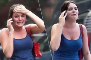 Suri Cruise 18-year-old daughter of Tom Cruise and Katie Holmes, spotted crying on phone while out and about in New York, after she got a call that her mother Katie Holmes and estranged father Tom Cruise has been confirmed…Read More 👇 