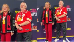 JUST IN: The ’87’ Love— Donna Kelce and Her Ex-Husband Ed Kelce Wear Coordinated Jerseys to Proudly Cheer on Their Son Travis Kelce in the 2025 Super Bowl Extravaganza