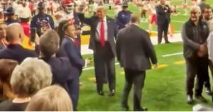 VIDEO: Chiefs Star Chris Jones Got Called Out Following His Behavior Towards Donald Trump On The Field Before Super Bowl 59