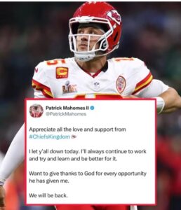 WATCH Patrick Mahomes drops a SAD and EMOTIONAL note to his fans Speaking Out After Super Bowl Defeat: ‘I Can’t Bear to Watch Anymore'”