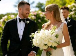 30 MINUTES AGO: Social Media Reacts as Patrick Mahomes Attends Taylor Swift & Travis Kelce’s Indoor Wedding—Without Wife Brittany Mahomes. As videos and photos from the intimate indoor ceremony began circulating online, eagle-eyed fans quickly noticed the Kansas City Chiefs’ superstar quarterback in the background. Dressed in a sleek suit, Mahomes appeared to be enjoying the celebration, but his wife’s absence immediately sparked speculation...SEE 9 PHOTOS:⤵️⤵️ 