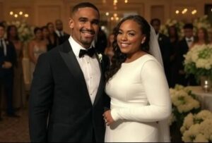 BREAKING: Philadelphia Eagles Quarterback Jalen Hurts and His Longtime Sweetheart Bryonna Burrows Exchange Vows in a Grand Ceremony at the Luxurious Ritz-Carlton in Atlanta, Joined by Eagles Stars A.J. Brown, DeVonta Smith, and Jason—This Day Means Everything to Us’ 