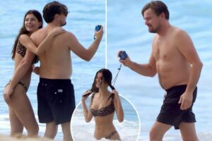 Leonardo DiCaprio, 49, spotted engaging in public display of affection with 19-year-old girlfriend in the Caribbean ‘He previously broke up with his ex-girlfriend because she turn 25 years old’. 