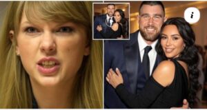 Travis Kelce and Kim Kardashian have been spotted together at Kim’s private party. Furious Taylor Swift feels “BETRAYED” by Travis’ closeness with Kim, sparking outrage among fans… but that’s not all, as a shocking video confirms the pop star’s worst fears. “If you were in Taylor’s shoes, what would you do after seeing this?!” 