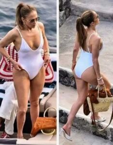 Jennifer Lopez shared a picture of her daughter with Marc Anthony, who was seen with a mustache and wearing baggy clothes.Lopez asks people to refer to her daughter as “they” instead of “she.”Fans expected her daughter to look like a mini Lopez, but the reality was different.➡Check out their latest photos and details below;