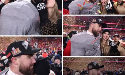 Another Kansas City AFC Championship win, sealed with a kiss! 😘 Travis Kelce and the Chiefs — and Taylor Swift! ☺️ — are headed back to the Super Bowl! 🏈