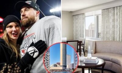 Check out the $3M room where Travis Kelce and his girlfriend, Taylor Swift, are staying for Super Bowl week in the heart of New Orleans. Is it worth it?” 👇