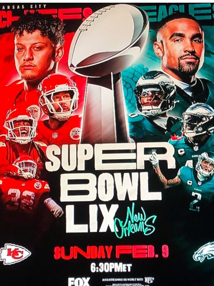 Yay Almost Superbowl .. I’m beyond excited !!! 02/9/25 Sunday around 6:30 pm… let’s go chiefs 💪💪💪 we can make history with this 3 peat❤️@