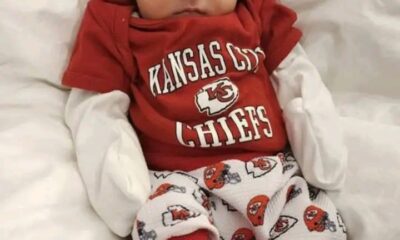 Everyone Welcome Newest Member Of Chiefs Kingdom Joel Is Here To Witness The Historic Three Peat Just In Time‼️♥️💛 Patrick And Brittany Want Fan's to....Full Details Below ⬇️👇