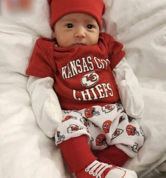 Everyone Welcome Newest Member Of Chiefs Kingdom Joel Is Here To Witness The Historic Three Peat Just In Time‼️♥️💛 Patrick And Brittany Want Fan's to....Full Details Below ⬇️👇