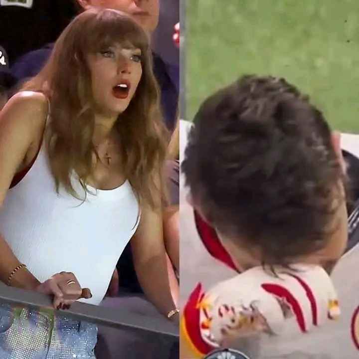 15 MINUTES AGO: Just moments after the Chiefs suffered a crushing defeat to the Philadelphia Eagles, an emotional Travis Kelce shocked the world by officially announcing his retirement from the NFL. Standing at the post-game press conference, Kelce struggled to hold back tears as he addressed reporters and fans. But what truly captured fans’ attention was Kelce’s heartfelt message to Taylor Swift on his way out. As he stepped away from the podium, he took a deep breath and looked straight into the cameras: