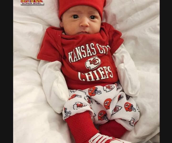 Everyone Welcome Newest Member Of Chiefs Kingdom Joel Is Here To Witness The Historic Three Peat Just In Time‼️♥️💛