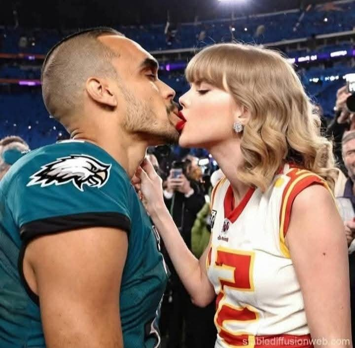 Taylor Swift Caught Kissing One of the Eagles Players After Chiefs’ Loss in Super Bowl 59...See More in comment 👇