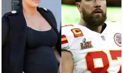 KANSAS CITY IS BUZZING as Heavily Pregnant Kim Kardashian Announces Pregnancy with chiefs Star Travis Kelce, as she releases 'undeniable proof' of confirmation that the child is Travis child. The shocking revelation came via Kardashian’s social media, where she posted a cryptic yet explosive message: SEE THE CRYPTIC MESSAGE: 👇👇