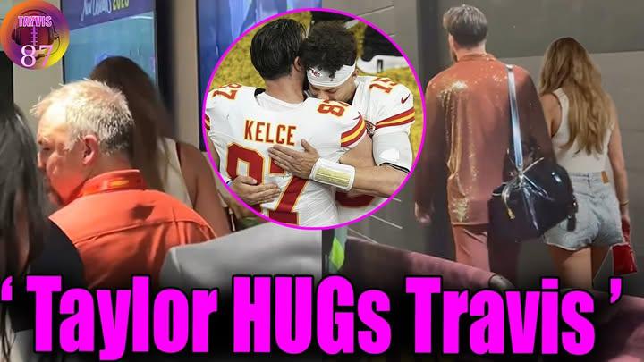 Heart-Melting! Taylor Swift Gently Comforts a Disappointed Travis Kelce after Chiefs Loss (video in comment)