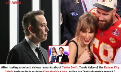 BREAKING NEWS: After making cruel and vicious remarks about Taylor Swift, Travis Kelce of the Kansas City Chiefs declares he is quitting Elon Musk's X app, calling it a "toxic dumping ground."