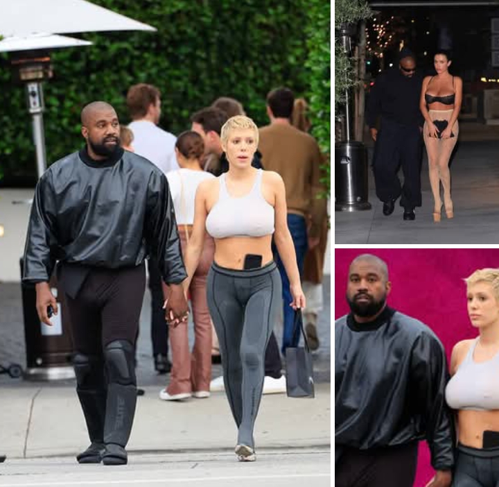 Such A Disgrace To Womanhood: Kanye West showed his wife in a daring photoshoot and blew up the network! Bianca Censori’s New Year Eve look in a top with no bra and see-through leggings revealed the private parts of the popular rapper’s wife’s body! Check out the provocative photos below 👇👇👇