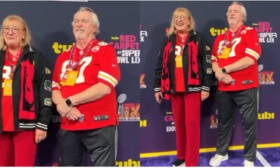 JUST IN: The ’87’ Love— Donna Kelce and Her Ex-Husband Ed Kelce Wear Coordinated Jerseys to Proudly Cheer on Their Son Travis Kelce in the 2025 Super Bowl Extravaganza