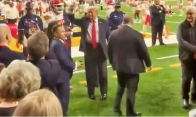 VIDEO: Chiefs Star Chris Jones Got Called Out Following His Behavior Towards Donald Trump On The Field Before Super Bowl 59