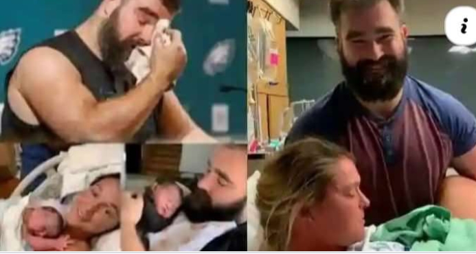 It’s a baby girl , Jason kelce in flood with tears as heavily pregnant wife Kylie kelce welcomes baby no.4 in Philadelphia, the couple shares the joyous news with fans, just few hours after the birth and revealing her name and it’s meaning ⤵️⤵️⤵️