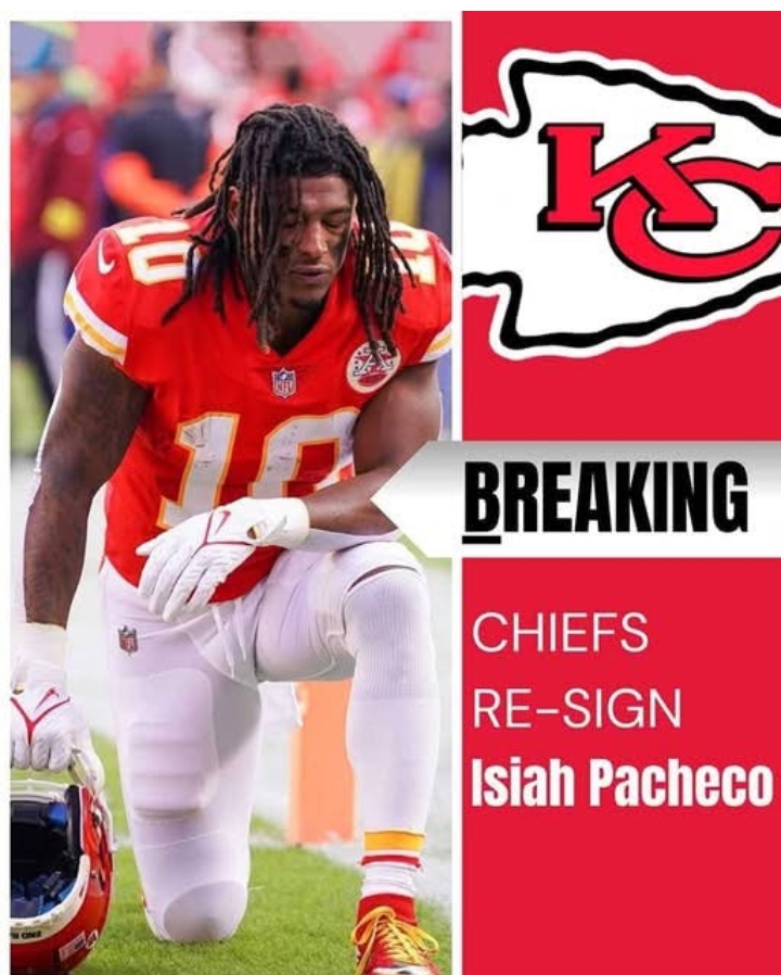 🔥 BREAKING: Pacheco is staying in KC! 🔥 From a late-round underdog to a Super Bowl champion, Isiah Pacheco has been a relentless force for the Chiefs Kingdom. His heart, grit, and explosive running style embody everything this team stands for! 💪🏆