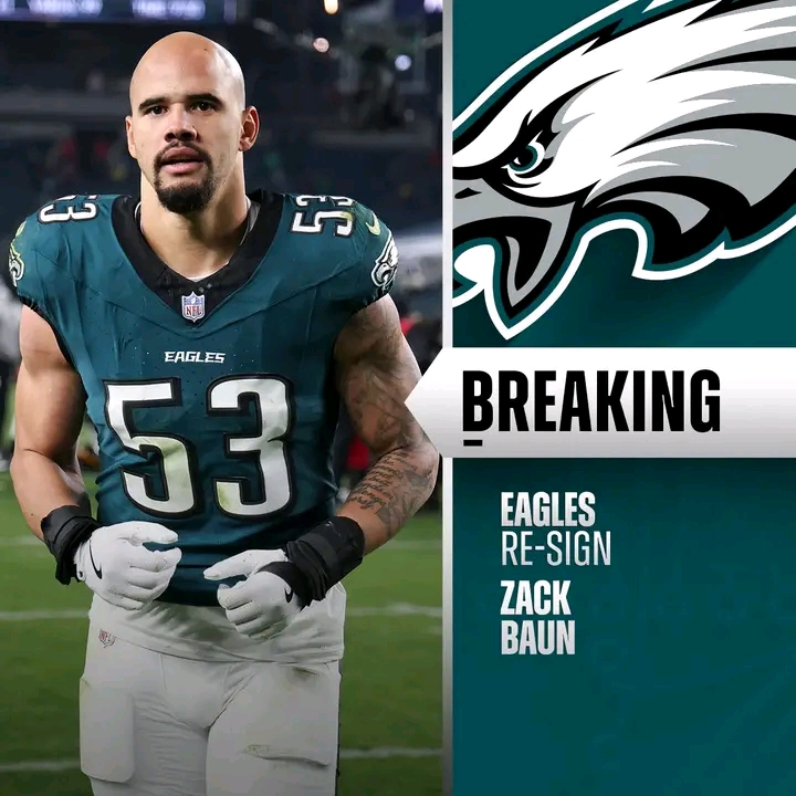 Eagles, LB Zack Baun agree on a 3-year, $51M contract with $34M guaranteed. (via Ian Rapoport)