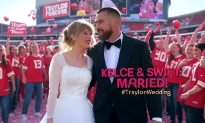 💍 KELCE DROPS THE BOMB – Travis confirms he tied the knot with Taylor Swift after a secret wedding 2 months ago! 🎉 See the beautiful wedding photos 👇👇👇