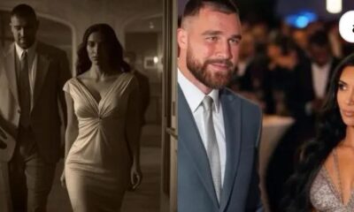 JUST IN: Kim Kardashian Caught Staring at Travis Kelce in a Moment of Awe at Elite Gathering as the Two Are Spotted Together at a Private New York City Event—Notably, Taylor Swift Was Nowhere to Be Seen. Kelce Declared ‘She’s a Big Personality, We Had a Good Time,’