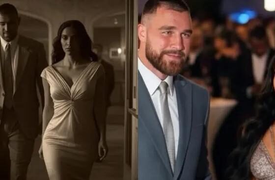 JUST IN: Kim Kardashian Caught Staring at Travis Kelce in a Moment of Awe at Elite Gathering as the Two Are Spotted Together at a Private New York City Event—Notably, Taylor Swift Was Nowhere to Be Seen. Kelce Declared ‘She’s a Big Personality, We Had a Good Time,’