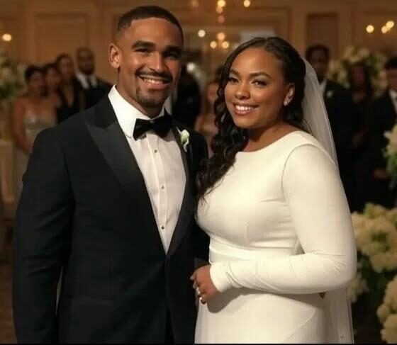 BREAKING: Philadelphia Eagles Quarterback Jalen Hurts and His Longtime Sweetheart Bryonna Burrows Exchange Vows in a Grand Ceremony at the Luxurious Ritz-Carlton in Atlanta, Joined by Eagles Stars A.J. Brown, DeVonta Smith, and Jason—This Day Means Everything to Us’