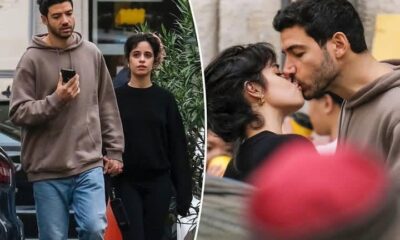 Camila Cabello passionately kisses billionaire boyfriend Henry Junior Chalhoub during romantic Rome trip.