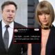 Breaking News: Taylor Swift sparks social media hype after criticizing Elon Musk, telling him directly, “You’re like…”.