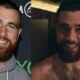 Travis Kelce earns a LEGION of new admirers after video of him walking around shirtless in nothing but a towel is circulated on social media – leaving thirsty fans in a frenzy