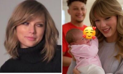 BREAKING: Travis Kelce's girlfriend Taylor Swift's adorable first photo of Patrick Mahomes and baby girl Golden Raye Mahomes taken by Brittany Mahomes at her home melted many hearts when she said 'I'm so happy to see Golden, but I think the baby looks like...