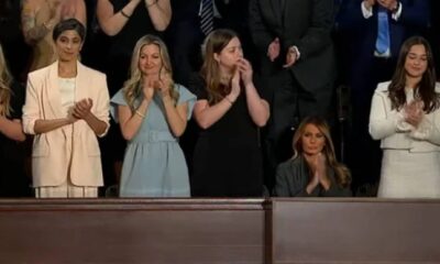 Melania Trump leaves people confused as they spot unusual behaviour during husband’s congress speech…