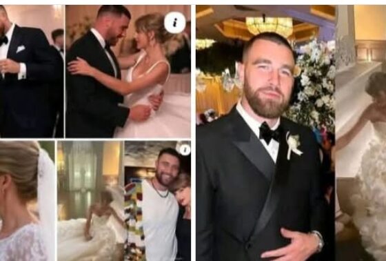 Wedding or Not? Taylor Swift’s ‘Bridal’ Dress Sparks More Questions About Her and Travis Kelce take a closer look ⤵️⤵️