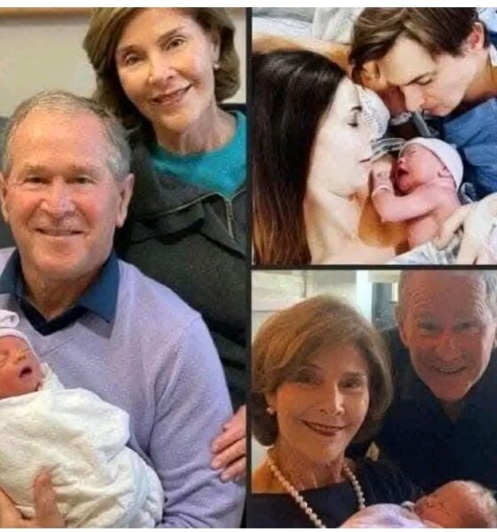 OMG : George and Laura Bush joyfully welcome their grandson, a precious addition to their family, named in honor of his great-grandfathers. See more adorable photos and discover the special meaning behind his name!