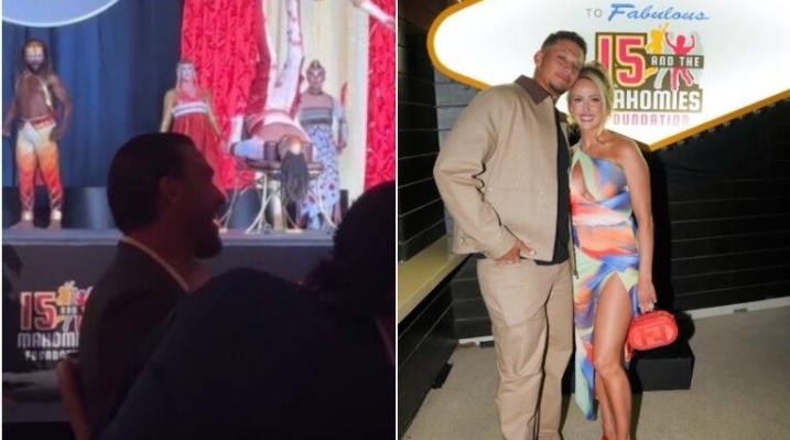 JUST IN: Travis Kelce and Taylor Swift Captivate the Crowd with a Breathtaking Arrival at Patrick Mahomes’ 15 and the Mahomies Charity Gala Extravaganza
