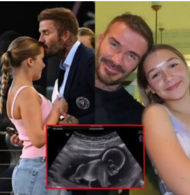 David Beckham's 17-year-old daughter Harper is reportedly pregnant, but shockingly reveals the baby's real father is...