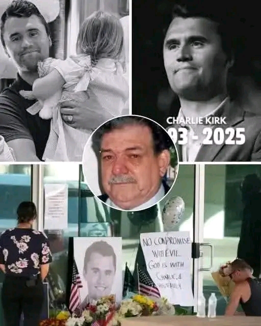 “Give Me Back My Son, He’s Only 31”😭 — Grieving Father Collapses At Memorial For Charlie Kirk Outside Turning Point USA HQ In Phoenix — In an emotional scene that has left millions shaken, the father of conservative commentator Charlie Kirk fell to his knees at a temporary memorial erected outside Turning Point USA’s national headquarters in Phoenix, Arizona. Clutching a framed photo of his son, he cried out: “Give me back my boy… he’s only 31.” Witnesses say the anguished plea echoed through the gathering crowd, many of whom wept openly, laying flowers, candles, and handwritten notes beneath the makeshift shrine. Video of the heartbreaking moment spread rapidly across social media within hours, drawing an outpouring of grief and solidarity from across the political spectrum. “You could feel the pain in his voice—it was the sound of a father’s heart breaking,” one mourner said. 💔WATCH FULL VIDEO HERE