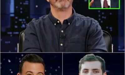 “We All Heard It. But No One Expected Him To Say It.” — Jimmy Kimmel Breaks His Silence With the Line Bold Words After Being Indefinitely Off the Air, Leaving ABC Engulfed in Crisis and Serious Panic. The late-night studio, usually bright with easy laughter, froze into stillness. Neon lights washed over Kimmel’s face as he leaned forward, eyes narrowed, jaw set, and dropped a sentence that felt heavier than a verdict. For a moment, America forgot to breathe.The audience in the room sat rigid; some covered their mouths, others glanced nervously at producers scrambling behind the cameras. It wasn’t comedy. It was confrontation. Outside the studio, the country reacted the same way: stunned, bewildered, torn between outrage and admiration. Social feeds lit up, clips replayed, and strangers in diners whispered the line as if it carried a secret too raw to ignore. The shocking revelation was not just what he said, but that he dared to say it at all. Jimmy Kimmel was no longer simply a late-night entertainer — he became the man who stood at the center of a storm, forcing America to ask whether truth can really be delayed, or whether silence is already too expensive to sustain, The whole truth………⤵️⤵️⤵️⤵️