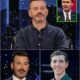 “We All Heard It. But No One Expected Him To Say It.” — Jimmy Kimmel Breaks His Silence With the Line Bold Words After Being Indefinitely Off the Air, Leaving ABC Engulfed in Crisis and Serious Panic. The late-night studio, usually bright with easy laughter, froze into stillness. Neon lights washed over Kimmel’s face as he leaned forward, eyes narrowed, jaw set, and dropped a sentence that felt heavier than a verdict. For a moment, America forgot to breathe.The audience in the room sat rigid; some covered their mouths, others glanced nervously at producers scrambling behind the cameras. It wasn’t comedy. It was confrontation. Outside the studio, the country reacted the same way: stunned, bewildered, torn between outrage and admiration. Social feeds lit up, clips replayed, and strangers in diners whispered the line as if it carried a secret too raw to ignore. The shocking revelation was not just what he said, but that he dared to say it at all. Jimmy Kimmel was no longer simply a late-night entertainer — he became the man who stood at the center of a storm, forcing America to ask whether truth can really be delayed, or whether silence is already too expensive to sustain, The whole truth………⤵️⤵️⤵️⤵️