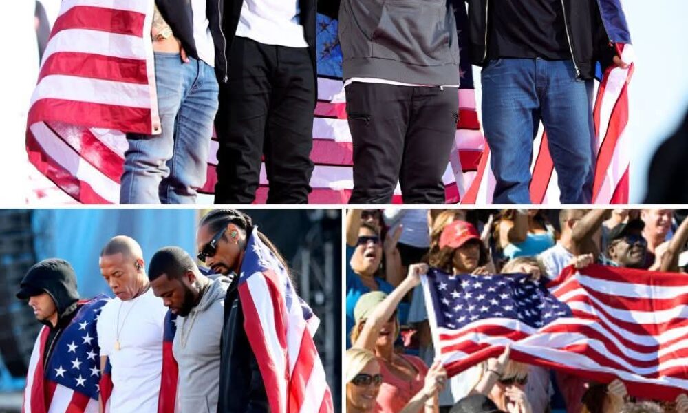 WORLD STOPS: Eminem, Dr. Dre, 50 Cent, and Snoop Dogg Cancel Private Jet Flight for World Tour 2025— Unite in Unprecedented Tribute to Charlie Kirk, But Their FINAL, Unimaginable Act Left Millions Crying in Silence! History paused this morning when four rap icons — Eminem, Dr. Dre, 50 Cent, and Snoop Dogg — canceled their world tour flight at the very last minute after learning of Charlie Kirk’s death. What followed wasn’t just a tribute; it was a moment that no one on earth expected. With flags in hand, tears streaming down their faces, the legends bowed their heads before millions. But it was their final, mysterious act — a silent gesture so haunting, so unexplainable — that brought an entire world to tears and left fans demanding answers. See more👉