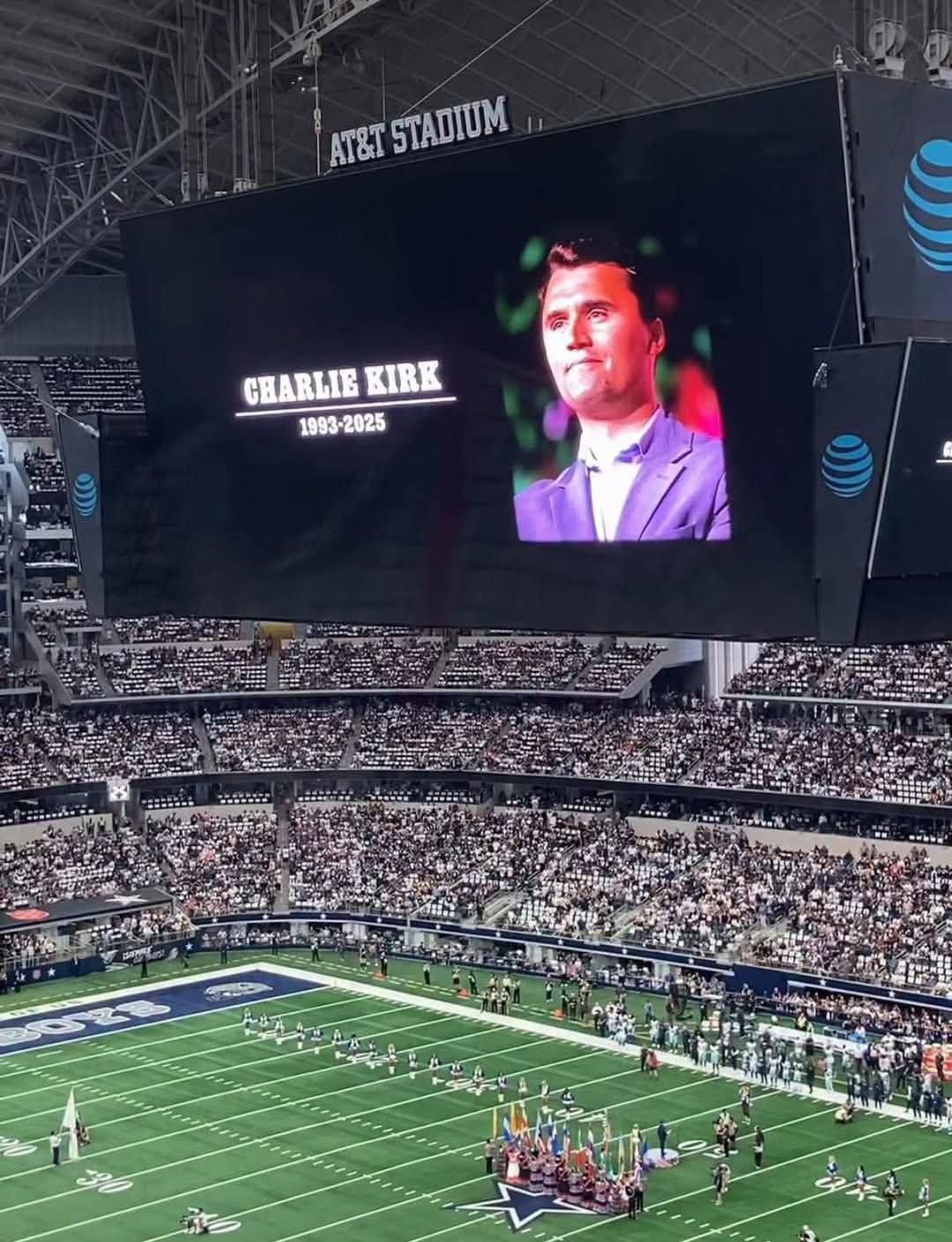 They held a moment of silence for Kirk at the Cowboys game, but when Kaepernick kneeled, the message was that politics had no place in sports. Interesting how the rules seem to shift depending on the cause.