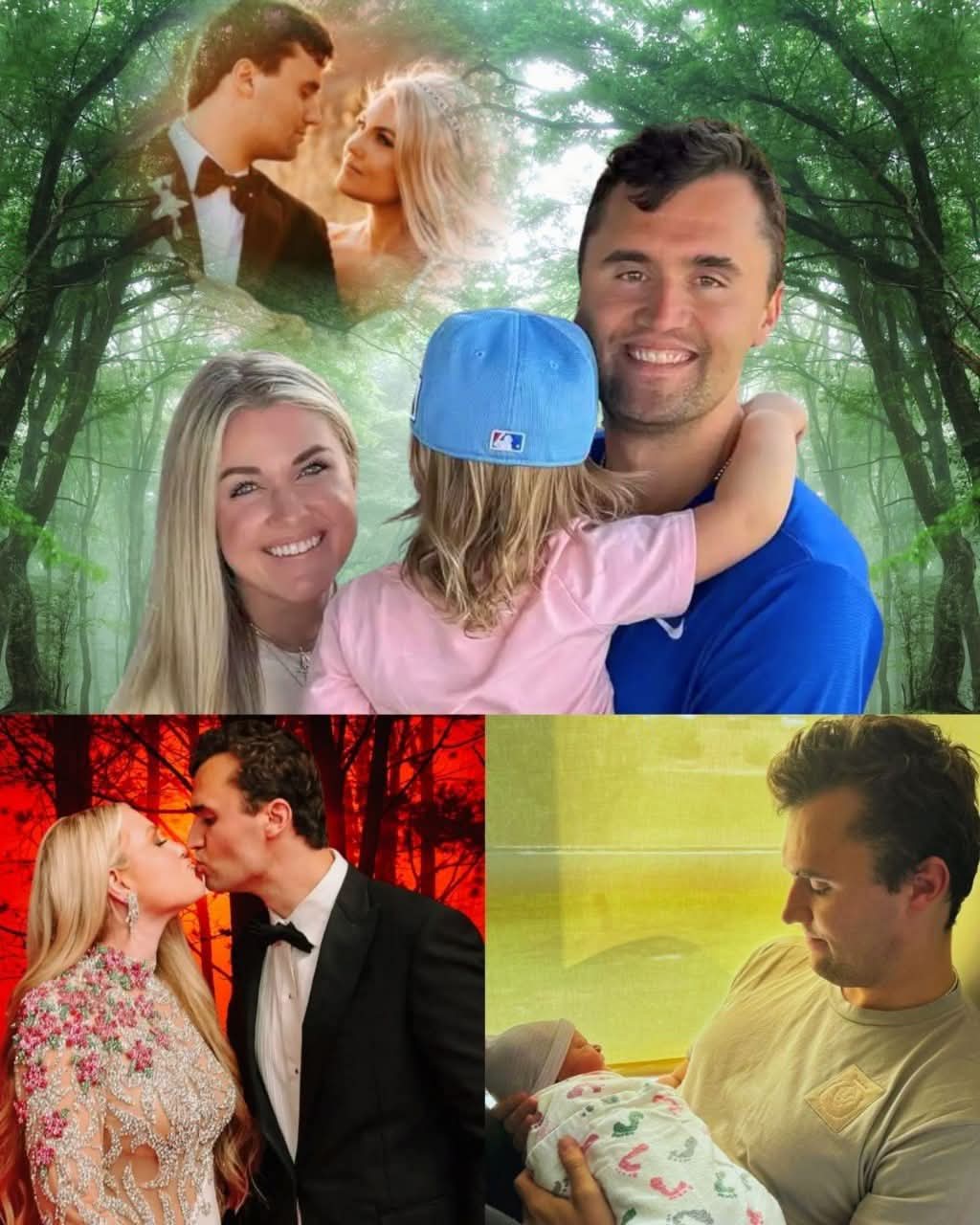 This morning, grief turned into something almost unbearable. Erika Kirk, her voice trembling, unveiled a private video never meant for the public. On the screen, Charlie Kirk appeared — smiling, laughing, cradling his little girl in his arms. His laughter filled the frame, his embrace so protective, so alive… and yet, everyone watching knew: this was a warmth the world would never feel again. For Erika, the decision to share it was not about politics. It was about love, about memory, about making sure their daughter grows up knowing her father’s touch, his laugh, his presence. Within minutes, the video spread nationwide. Families watched and wept. Strangers admitted they couldn’t finish it without breaking down. What began as a family’s private treasure had become a nation’s collective farewell.
