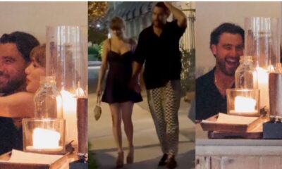 Hand in Hand, Hearts in Sync —”Taylor Swift & Travis Kelce Turn Heads on Lavish Post-Engagement Date Night — Candlelit Dinner, Diamond Sparkle, and PDA That Screamed ‘Power Couple Goals’! 💍🔥”