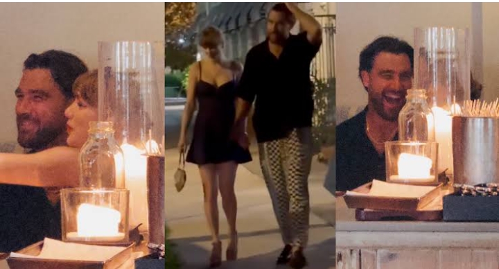 Hand in Hand, Hearts in Sync —”Taylor Swift & Travis Kelce Turn Heads on Lavish Post-Engagement Date Night — Candlelit Dinner, Diamond Sparkle, and PDA That Screamed ‘Power Couple Goals’! 💍🔥”
